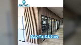 Refroidisseur d'affichage de supermarché pour la bière et les boissons